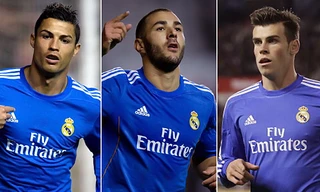 Ronaldo – Benzema – Bale đã ghi tổng cộng 70 bàn kể từ đầu mùa.