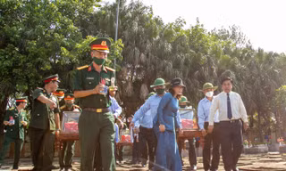 An táng hài cốt liệt sĩ