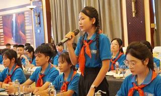 Thiếu nhi đề cập nhiều vấn đề 'nóng' khi đối thoại với lãnh đạo tỉnh Quảng Bình 