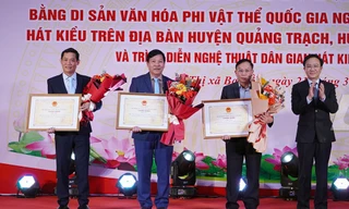 Hát Kiều được công nhận Di sản Văn hóa phi vật thể quốc gia 