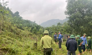 Quảng Bình: 17 hộ dân trú trong trụ sở xã tránh sạt lở được làm nhà tạm