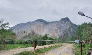 Mỏ đá nơi xảy ra tai nạn