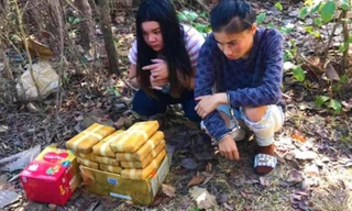 Nhóm buôn ma tuý truý người Lào bị trấn áp, bắt giữ khi tẩu thoát vào rừng