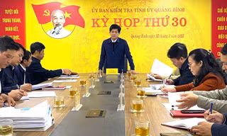 Ủy ban Kiểm tra Tỉnh ủy Quảng Bình đề nghị kỷ luật nhiều cán bộ thi hành án dân sự