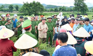 Giám đốc Công an Quảng Bình xuống 'điểm nóng' khai thác cát phục vụ xây dựng cao tốc Bắc-Nam 