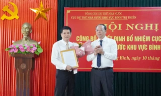 Ông Lê Quang Thành giữ chức Cục trưởng Cục Dự trữ Nhà nước khu vực Bình Trị Thiên 