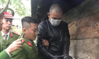 Đối tượng Hoàng Văn Công bị bắt giữ khi xuất hiện ở phường Quảng Thọ