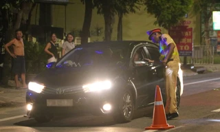 Một giáo viên dạy lái xe ở Quảng Bình vi phạm nồng độ cồn 