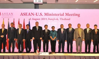 Các Bộ trưởng Ngoại giao ASEAN và Mỹ tại hội nghị. (Ảnh: BTC)