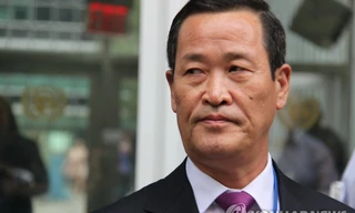 Ông Kim Song, Trưởng phái đoàn Triều Tiên tại Liên Hợp quốc. (Ảnh: Yonhap)