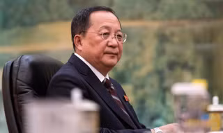 Ngoại trưởng Triều Tiên Ri Yong Ho. (Ảnh: Reuters)