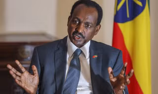 Đại sứ Ethiopia tại Trung Quốc Teshome Toga Chanaka. (Ảnh: SCMP)