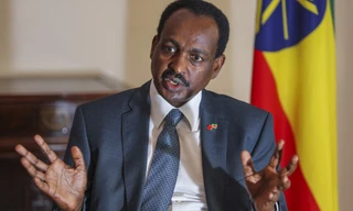 Đại sứ Ethiopia tại Trung Quốc Teshome Toga Chanaka. (Ảnh: SCMP)