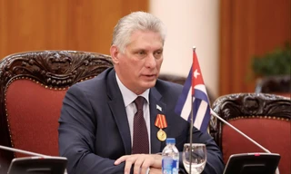 Chủ tịch Cuba Miguel Diaz-Canel. (Ảnh: Reuters)