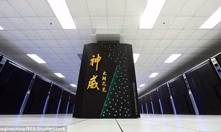Siêu máy tính Sunway TaihuLight của Trung Quốc. (Ảnh: Daily Mail)
