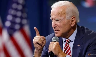 Cựu phó tổng thống Mỹ Joe Biden có thể là gương mặt đại diện của đảng Dân chủ cạnh tranh với đảng Cộng hòa trong cuộc đua tranh cử năm 2020. (Ảnh: Reuters)