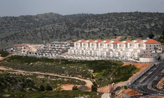 Một khu nhà định cư của Israel ở Bờ Tây. (Ảnh: Reuters)