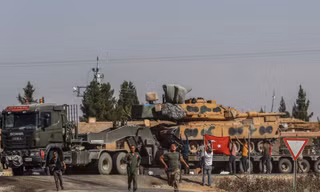 Thổ Nhĩ Kỳ đang triển khai chiến dịch tấn công vào đông bắc Syria. (Ảnh: EPA)