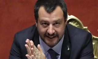 Bộ trưởng Nội vụ Ý Matteo Salvini. (Ảnh: AP)
