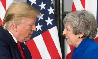 Tổng thống Mỹ Donald Trump và Thủ tướng Anh Theresa May