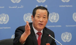 Đại sứ Triều Tiên tại Liên Hợp quốc Kim Song. (Ảnh: Reuters)