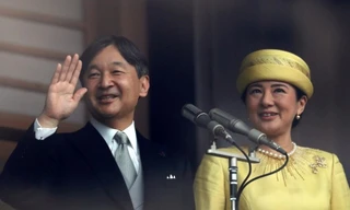 Nhà vua Nhật Bản Naruhito và Hoàng hậu Masako. (Ảnh: Reuters)