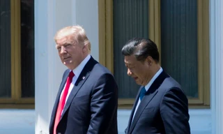 Chủ tịch Trung Quốc Tập Cận Bình và Tổng thống Mỹ Donald Trump dự sẽ gặp nhau tại Nhật Bản vào tuần tới. (Ảnh: AP)