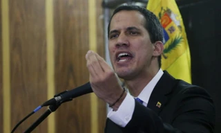 Tổng thống tự phong Juan Guaido. (Ảnh: AP)