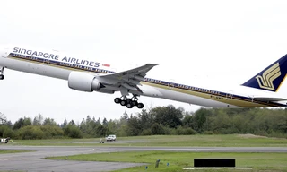 Một chiếc Boeing của Singapore Airlines. Ảnh: AP
