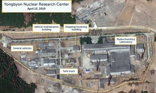 Ảnh vệ tinh chụp hôm 12/4. Ảnh: Reuters