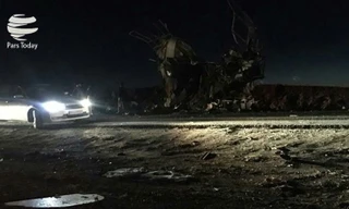 Hiện trường vụ tấn công. Ảnh: Twitter