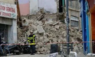 Hiện trường vụ tai nạn.