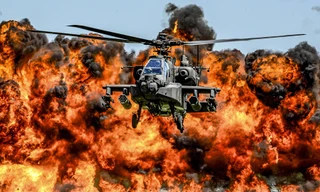 Trực thăng tấn công Apache của Mỹ.