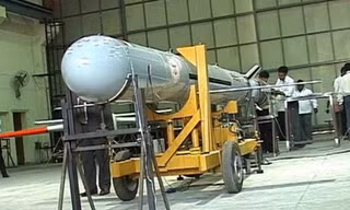  Tên lửa hành trình tầm trung Nirbhay. Ảnh: Sputnik