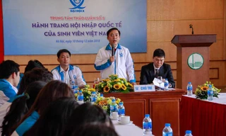 Thảo luận “Hành trang hội nhập quốc tế của sinh viên Việt Nam”. Ảnh: Duy Phạm