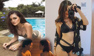 Nhan sắc bốc lửa của sao nữ đóng cảnh nóng 100% với Bảo Sơn