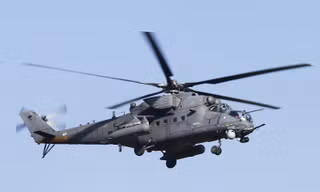 Trực thăng chiến đấu đa năng Mi-35M. Ảnh: Tass