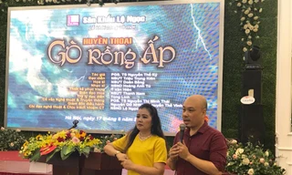 Đạo diễn Triệu Trung Kiên và NSND Lệ Ngọc