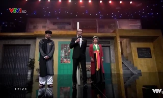 MC Lại Văn Sâm và hai nghệ sĩ Xuân Bắc-Tự Long trong chương trình "12 con giáp"