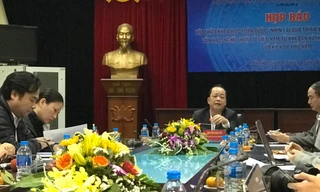 Hội đồng Lý luận, phê bình Văn học nghệ thuật Trung ương tổ chức hội thảo khoa học mổ xẻ quá trình xã hội hoá. Ảnh: Nguyên Khánh