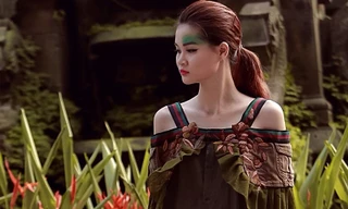 Vườn hoa Con Cóc trở thành sàn diễn của Tuần lễ Thời trang Xuân Hè 2020. Ảnh: Việt Anh