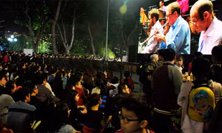 Hoà nhạc năm 2017 ở Bờ Hồ từng thu hút hàng nghìn người theo dõi
