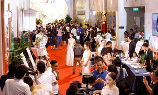 Dàn nghệ sĩ được đề cử và khách mời xuất hiện tại thảm đỏ vTV Awards 2018. Ảnh: Như Ý