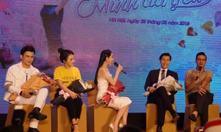 Nhã Phương thanh minh chuyện không cố tình "sờ ngực" Nhan Phúc Vinh. Ảnh: Bảo Hân