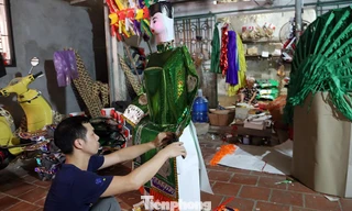 Làng nghề Phúc Am nổi tiếng làm vàng mã hàng chục năm nay