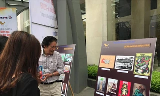 Triển lãm biếm hoạ báo chí Việt Nam điểm qua những chặng đường của biếm hoạ báo chí Việt Nam 