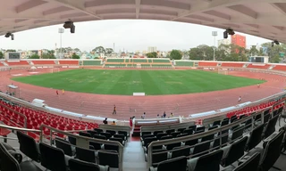 Cận cảnh sân Thống Nhất trước trận tranh Siêu Cup Quốc gia