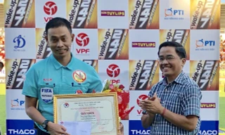 Trọng tài FIFA bắt chính trận Siêu cúp Quốc gia