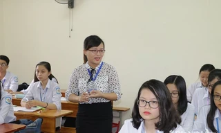 Giờ học của học sinh Trường THPT chuyên Phan Bội Châu. Ảnh: Mỹ Hà 