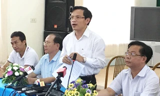 Buổi gặp gỡ báo chí tại Sở GD&ĐT Sơn La trưa 23/7